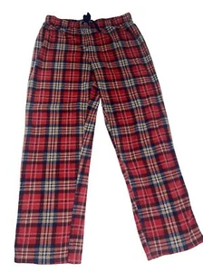 Jolly Jammies Pajama Lounge Pants Red Plaid Sz LARGE Mens UNISEX - Picture 1 of 5