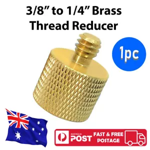 3/8'' Female to 1/4'' Male Brass Tripod Thread Reducer Adapter for Camera Tripod - Picture 1 of 3