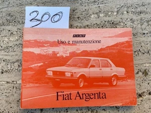 Libretto uso e manutenzione Fiat ARGENTA 1.6/2.0 Diesel - 07/1981 - Originale - Foto 1 di 15