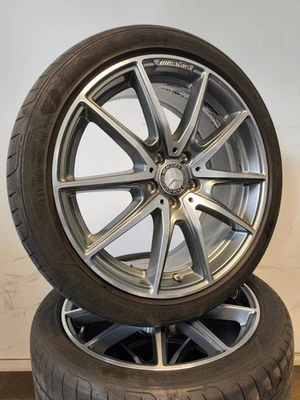 4 Sommerräder 245/40 275/35R19 Mercedes E Klasse W213 AMG 19" Alufelgen - Bild 1 von 4
