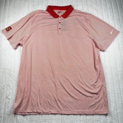 Nike Golf Syracuse Naranja Fútbol Polo Hombres 3XL Rayas Ajuste Estándar Nuevo con Etiquetas Foto 1 de 4