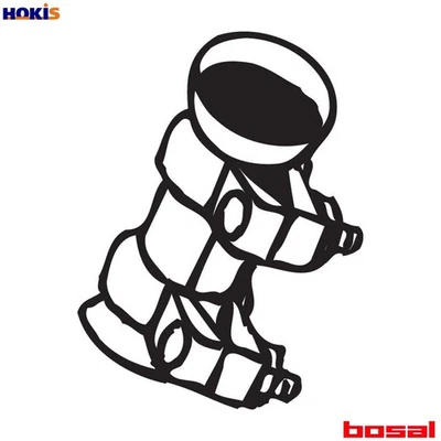 CONECTOR TUBO SISTEMA ESCAPE 265-619 PARA OPEL Z 13 DT 1.2L X 12 XE 1.2L 4cyl Foto 1 de 4