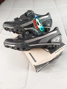 Answer Cycling Shoes Mens Size 12 Speeder MTB Hook And Loop Straps Pedal Clips - Picture 1 of 13