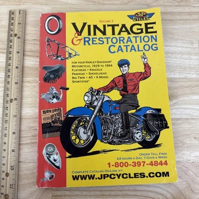 Catálogo Vintage y Restauración Revista Volumen 3 JP Ciclos Motocicletas Bicicletas Foto 1 de 4