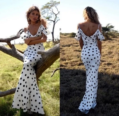 Rat & Boa Antonia Maxi Polka Dot Dress Size S - Image 1 of 4