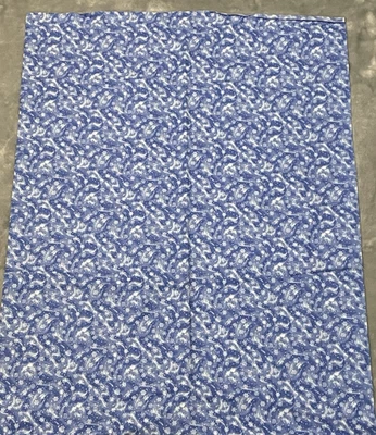 Blue Snowflake Novelty Cotton QUILT Fabric Sparkly 27 Inches x 42 Inches Wide - Image 1 of 4