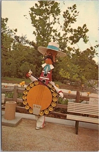 1970s OPRYLAND USA Nashville, Tennessee Postcard "Yancy Banjo" Costume Character - Picture 1 of 2