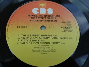 Bruce Springsteen THE WILD THE INNOCENT & THE E STREET SHUFFLE 1980 UK NEAR MINT - Picture 1 of 23