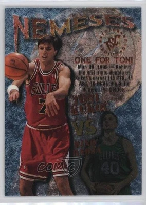 1995-96 Topps Stadium Club Nemeses Toni Kukoc Dino Radja #N9 HOF - Image 1 of 2