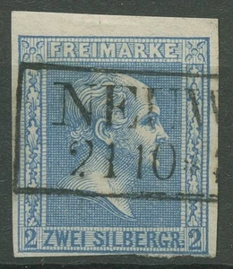 Preußen 1858 König Friedrich Wilhelm IV., 11 a gestempelt Ra2 NEUW... - Bild 1 von 1