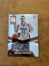 2014 Donruss Elite Status Signatures Purple #25 Aaron Gordon RC Auto 016/125