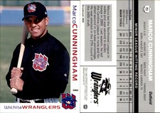 Marco Cunningham 2002 Grandstand Wichita Wranglers #6 RC Card *AutographDen*