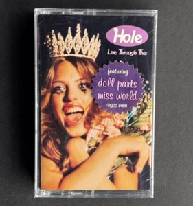 HOLE live through this SEALED 1994 U.S. CASSETTE W/HYPE STICKER - Picture 1 of 8