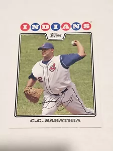 2008 Topps Baseball Card #270 C.C. Sabathia - Picture 1 of 2