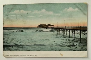 Old Orchard ME Maine Pier & Casino York County early 1900's Vintage Postcard L3 - Picture 1 of 2
