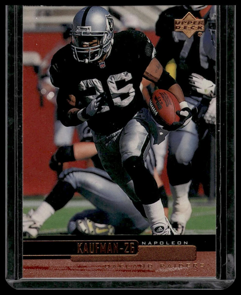 1999 Upper Deck Napoleon Kaufman #159 Oakland Raiders - Image 1 of 2