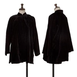 COMME des GARCONS Velour Snap Button Shirt Jacket Size S(K-149801) - Picture 1 of 12