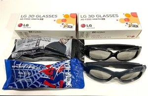 3D Glasses Lot Captain America Spider-Man Star Trek LG AG-F200 Cinema 3D - Picture 1 of 6
