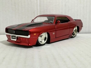 JADA BTM 1969 CHEVY CAMARO ROT 1:32 GM RALLYE 5,5" ZURÜCKZIEHEN NEU KEINE BOX - Bild 1 von 10