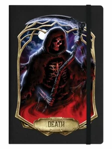 Death Tarot Card, Black A5 Hard Cover Notebook, Gothic, Skull, Grim Reaper, Evil - Picture 1 of 4