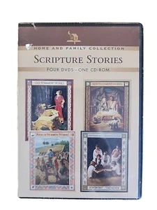 Scripture Stories Home And Family Collection - 4 Dvd's NEW - Picture 1 of 2