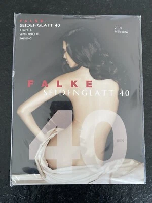 Falke Seidenglatt 40 S Small 0 anthracite - Bild 1 von 2