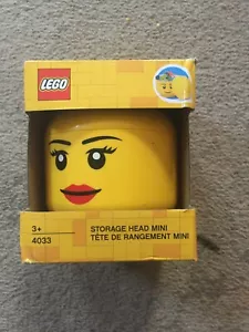 LEGO - CABEZA DE ALMACENAMIENTO MINI- MUJER - 4033 - NUEVO - DAÑO LEVE EN CAJA - Imagen 1 de 4
