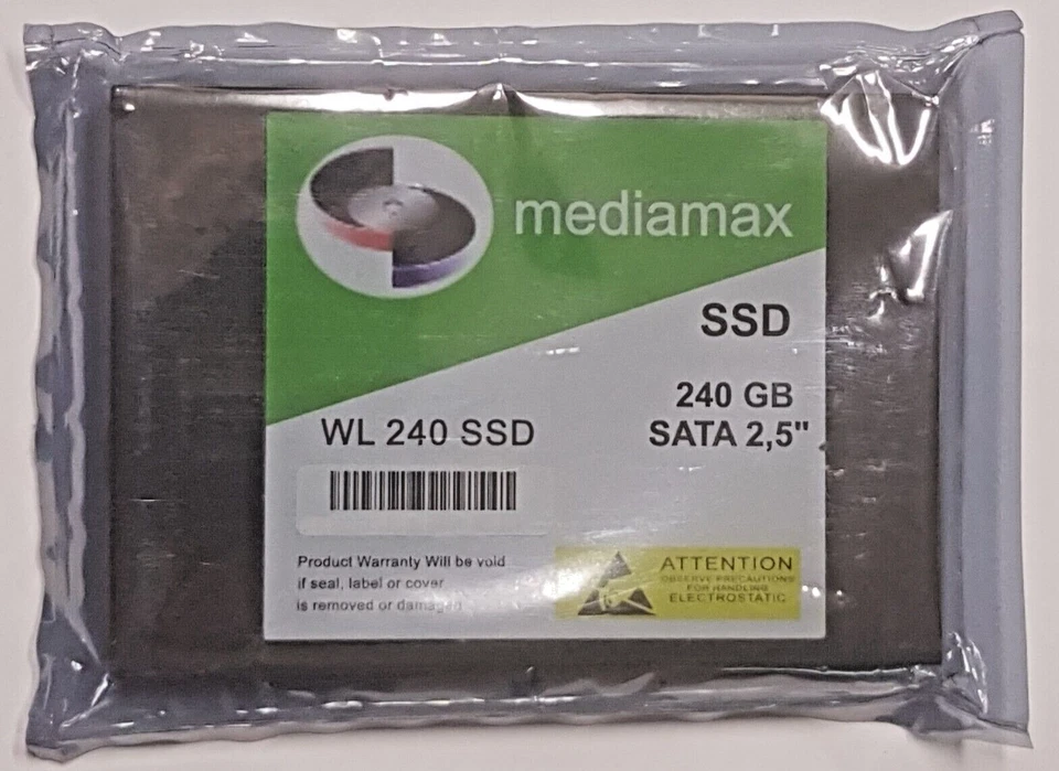 240 GB Sata-Iii Mediamax Wl 240 SSD Tlc 2.5 " Internal Hard Drive New - Image 1 of 1