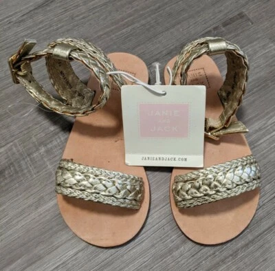Sandalias Janie And Jack para niñas pequeñas talla 5 Foto 1 de 4