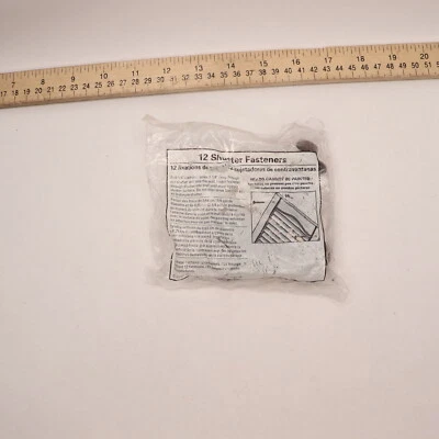 (12-Pk) Shutter Fastener Spike Loks Brown - Image 1 of 4