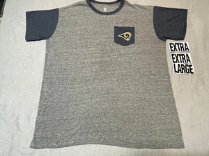 NFL PRO LINE Hombre Talla 2XL - Camiseta Gris Extra Extra Grande - LOS ANGELES RAMS - Imagen 1 de 8