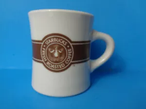 Starbucks braun auf weiß 8 Unzen Diner Restaurant Tasse - Bild 1 von 4