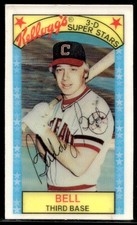 1979 Kellog's Super Stars 3-D David Bell #NNO Texas Rangers