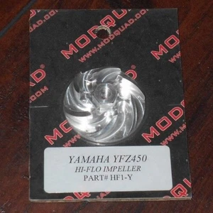 YAMAHA YFZ450,YZ400F,WR400F,YZ426F,WR426F HI-FLO ALUMINUM WATER PUMP IMPELLER - Picture 1 of 1