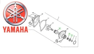 GLEITRINGDICHTUNG WASSERPUMPE ÖLWANNE LAGER YAMAHA R6 YZF - Bild 1 von 2