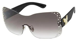 Black Gold Rimless Butterfly Sunglasses - Picture 1 of 2