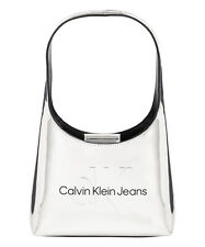 Calvin Klein Jeans shoulder bag women K60K6118600IM Silver small handbag