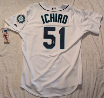 Ichiro Suzuki Seattle Mariners Authentic NWT Jersey PSA COA - Image 1 of 4