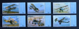 Jersey Stamps "The Great War-100 Years-War in the Air" MNH Selv 6V Mint Set 2017 - Picture 1 of 1