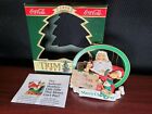 1995 Coca-Cola Trim-A-Tree Collection Ornament Santa "For Sparkling Holidays"