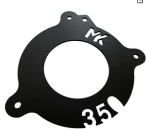 "AIR FILTER PLATE, BLACK" FIT FOR ROYAL ENFIELD HUNTER 350 - Picture 1 of 3