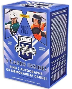 2022 Panini Elite Extra Edition Baseball Blaster—Factory Sealed—2 Auto or Relic - Picture 1 of 2