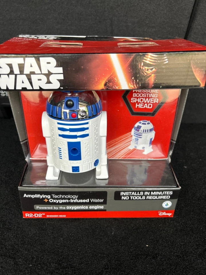 Shower Head Oxygenics Disney Star Wars R2-d2 Droid 3 Spray Setting Fixed