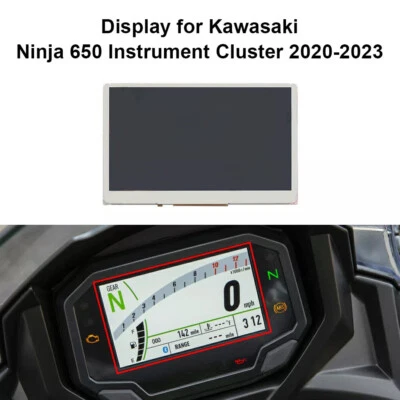 Pantalla LCD para velocímetro Kawasaki Z900 Z650 Ninja 650 Z1000SX ZX10R ZX4R Foto 1 de 4