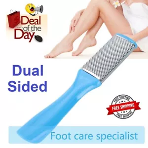 Double Sided Foot File Pedicure Rasp Scrubber Cleaner Dead Skin Callus Remover - Picture 1 of 4