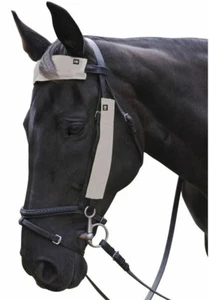 HyViz Hi-Vis Reflective Silva Flash Flourescent Bridle Set Browband/Cheek Silver - Picture 1 of 3
