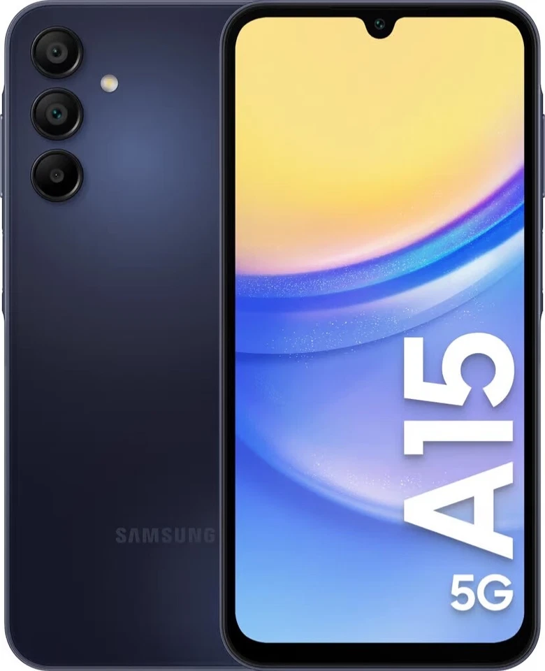 ✅ New Samsung Galaxy A15 SM-A156U 5G 128GB Blue Black (Boost Mobile) Smartphone - Image 1 of 1