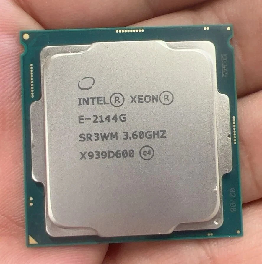 Intel Xeon E-2144G 3.60 GHz 4-Core 8MB 71W LGA-1151 SR3WM CPU Processor - Image 1 of 1