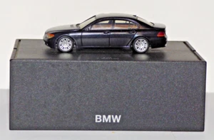 Rarität,1:87, HERPA ?, 7-er BMW, schwarz, Präsentations-Klappbox, Sammlung - Bild 1 von 6