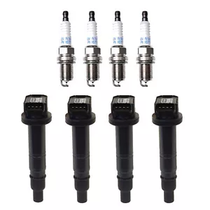 Denso 4 Ignition Coil & 4 Platinum TT Spark Plug 0.04 Kit For Scion xB 2.4L L4 - Picture 1 of 1